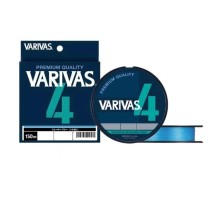 Шнур VARIVAS LINES PEx4 150м #0,6/10lb (цвет Голубой)