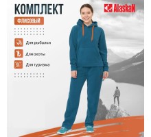 Костюм флисовый женский Alaskan Foxy бирюзовый M