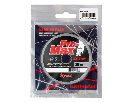 Леска Pro-Max Ice Stop 0.104мм 1.3кг30м прозр.
