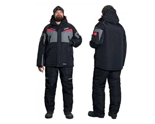 Костюм зимний ALASKAN Dakota серый/черный 3XL