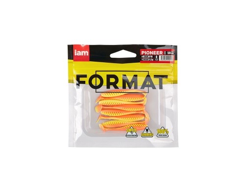 Силиконовая приманка FORMAT PIONEER  50mm (8шт.) цвет F10