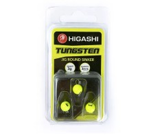 Чебурашка Разборный Вольфрам HIGASHI  Jig Tungsten sinker R Fluo Yellow 3гр (уп 3шт)