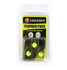 Чебурашка Разборный Вольфрам HIGASHI  Jig Tungsten sinker R Fluo Yellow 3гр (уп 3шт)