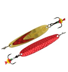 Блесна вертикальная ECOPRO Судачья красн.флекс, 70мм, 15г, RB/GRF