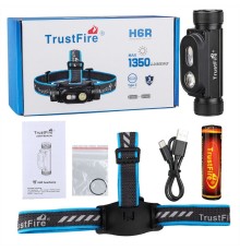 Фонарик TrustFire H6R 1350LM Headlight with red & white light