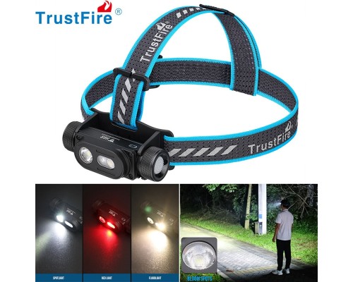 Фонарик TrustFire H6R 1350LM Headlight with red & white light Астана