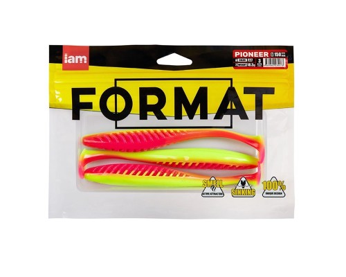 Силиконовая приманка FORMAT PIONEER 150mm (3шт.) цвет F27