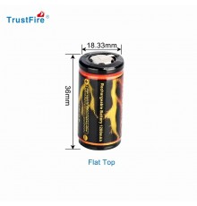 Аккумулятор TrustFire 18350 3.7V 1200mAh rechargeabe battery with PCB
