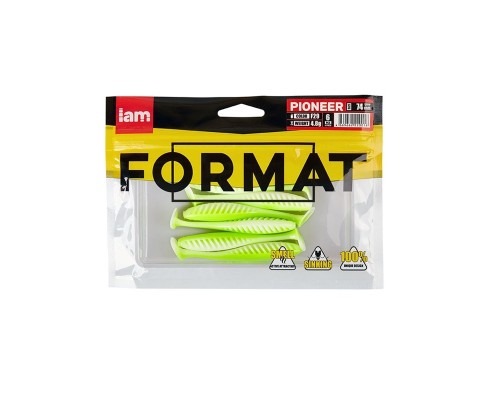Силиконовая приманка FORMAT PIONEER  74mm (6шт.) цвет F29