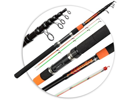 Удилище Aqua TeleFeeder 3,9м до 120гр.