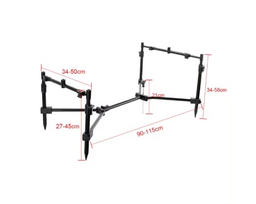 Компактный Род Под на 3 удилища HIRISI 4093