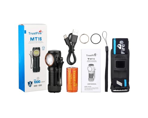 Фонарик TrustFire MT15 1000LM Flashlights Астана