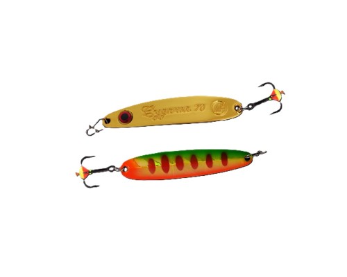 Блесна вертикальная ECOPRO Судачья с глазом, 70мм, 15г, RGR