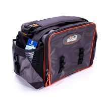 Сумка рыболовная "СЛЕДОПЫТ" Lure Bag L 40х25х21 см серый + 5 коробок Luno 20