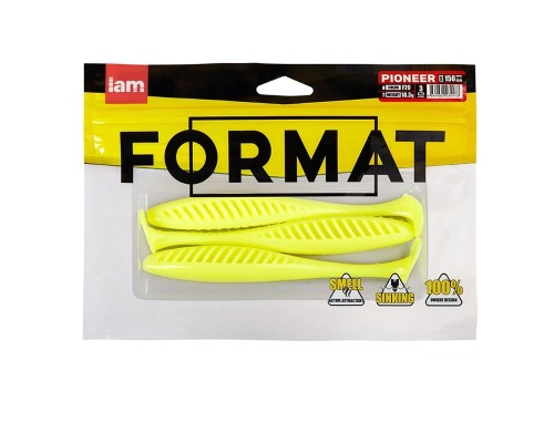 Силиконовая приманка FORMAT PIONEER 150mm (3шт.) цвет F20