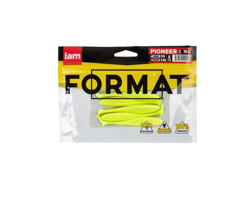 Силиконовая приманка FORMAT PIONEER  74mm (6шт.) цвет F20