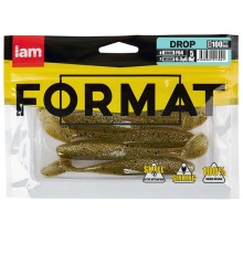 Силиконовая приманка FORMAT DROP 100mm (5шт.) цвет F04