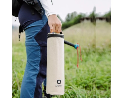 Термос бытовой в чехле, вакуумный, питьевой  тм "Арктика", 750 мл, арт. 101-750А