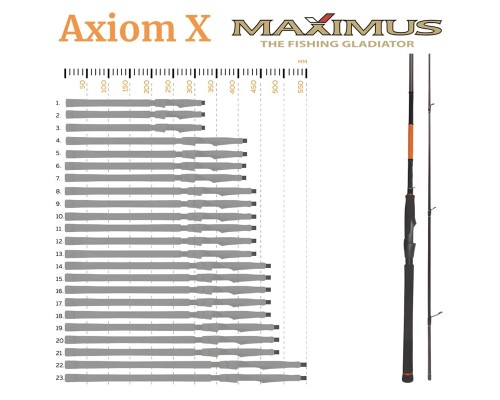 Спиннинг Maximus Axiom-X 21ML 210см 5-25гр