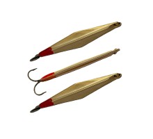 Блесна вертикальная ECOPRO Joker, 70мм, 11г, G, Двойник