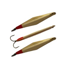 Блесна вертикальная ECOPRO Joker, 70мм, 11г, G, Двойник