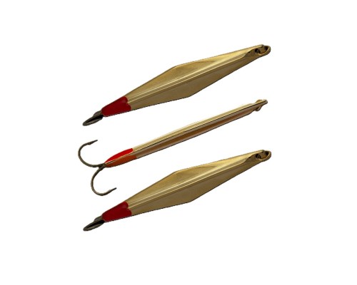 Блесна вертикальная ECOPRO Joker, 70мм, 11г, G, Двойник