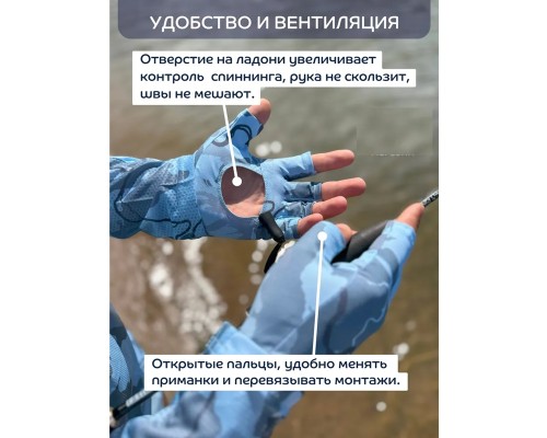 Перчатки CF Company Camo river (XL)