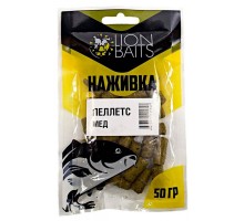 Пеллетс насадочный Наживка с резинкой LION BAITS Мед 8мм 50гр