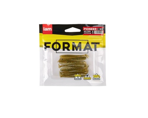 Силиконовая приманка FORMAT PIONEER  50mm (8шт.) цвет F04