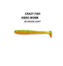 Силиконовая приманка CF Vibro Worm 4.5'' 77-115-5d-6 (уп. 5шт)