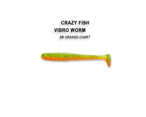 Силиконовая приманка CF Vibro Worm 4.5'' 77-115-5d-6 (уп. 5шт)