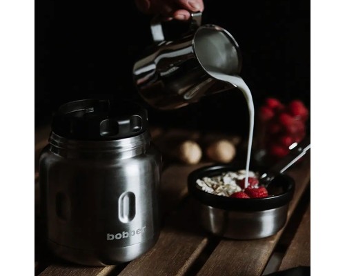 Термос для еды, вакуумный, бытовой, тм "bobber". Объем 0.47 литра. Артикул Jerrycan-470 Matte