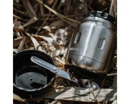 Термос для еды, вакуумный, бытовой, тм "bobber". Объем 0.47 литра. Артикул Jerrycan-470 Matte