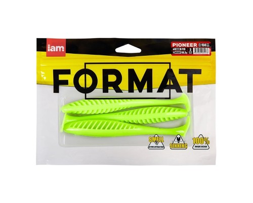 Силиконовая приманка FORMAT PIONEER 150mm (3шт.) цвет F19