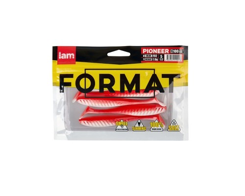 Силиконовая приманка FORMAT PIONEER 100mm (5шт.) цвет F02