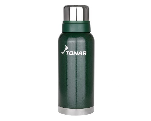 Термос (HS.TM-059-G) 1600ML с ситечком зеленый (2 крышки-кружки) TONAR Астана