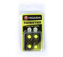 Чебурашка Разборный Вольфрам HIGASHI  Jig Tungsten sinker R Fluo Yellow 2гр (уп 4шт)