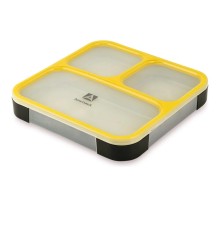 Ланчбокс тм "Арктика", 800 МЛ, арт. 033-800, черный/желтый