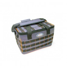 Сумка рыболовная "СЛЕДОПЫТ" Base Lure Bag XL, 38х26х25 см, цв. серый + 5 коробок Luno