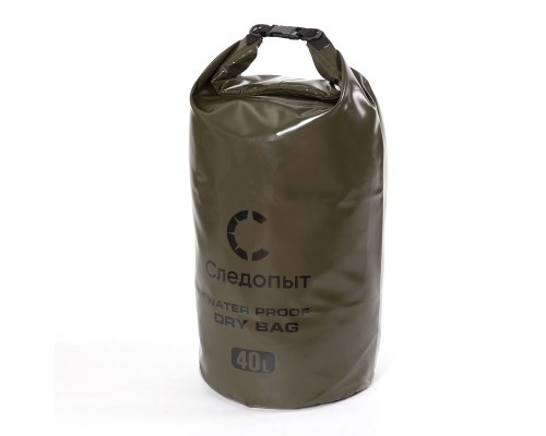 Гермомешок "СЛЕДОПЫТ - Dry Bag" без лямок 40 л цв хаки Астана