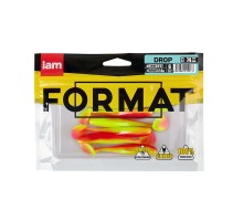 Силиконовая приманка FORMAT DROP  74mm (6шт.) цвет F27