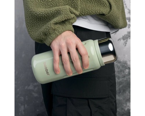 Термос для напитков, вакуумный, бытовой, тм "bobber". Объем 1,36 литр. Артикул Barrel-1360 Sage Green