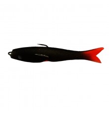 Рыбка поролоновая 80мм 12 (черно-красная)
