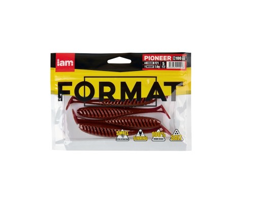 Силиконовая приманка FORMAT PIONEER 100mm (5шт.) цвет F21