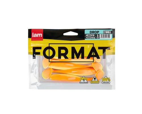 Силиконовая приманка FORMAT DROP 100mm (5шт.) цвет F10