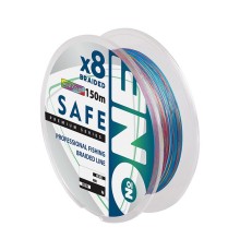 Плетеный шнур №ONE SAFE Х8 150 (multicolor) d0.12