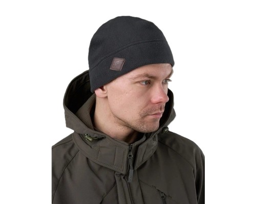 Шапка TAYGERR Комфорт (Флис/Оникс) Весна-Осень