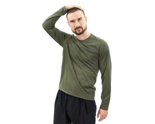 Термобелье лонгслив СЛЕДОПЫТ Taiga, до -15°С, двухсл., цв. хаки, р.56