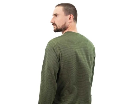 Термобелье лонгслив СЛЕДОПЫТ Taiga, до -15°С, двухсл., цв. хаки, р.56