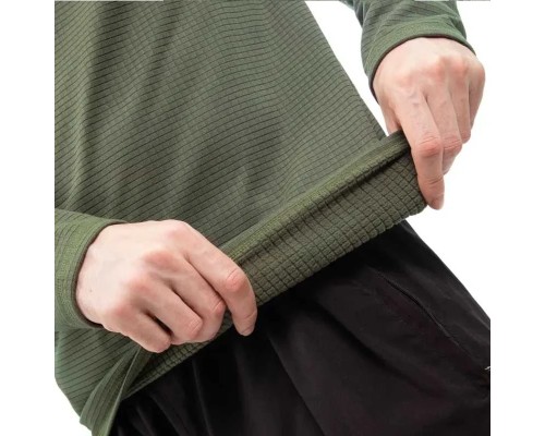 Термобелье лонгслив СЛЕДОПЫТ Taiga, до -15°С, двухсл., цв. хаки, р.56